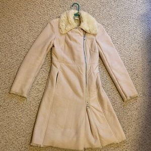 Gorgeous faux fur peacoat by Armani Exchange